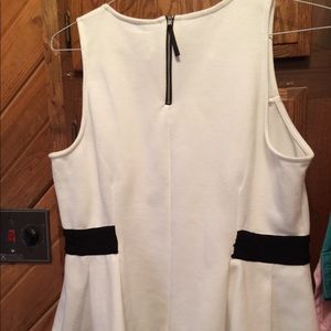 Pretty white and black trim